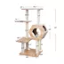PetPals 44-in Wagon Style Wooden 4-Level Cat Tree with Condo, Beige image thumbnail 5
