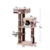 PetPals 50-in Cowboy Western Style Cat Tree, Brown image thumbnail 4