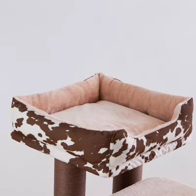 Product PetPals 50-in Cowboy Western Style Cat Tree, Brown