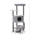 PetPals 54-in Grayson Industrial Modern Cat Tree, Grey image thumbnail 5
