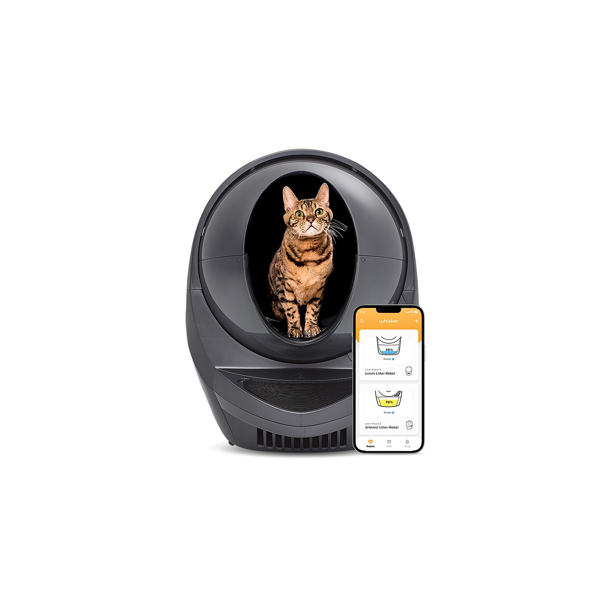 Litter-Robot® 3 Automatic Self-Cleaning Cat Litter Box by Whisker