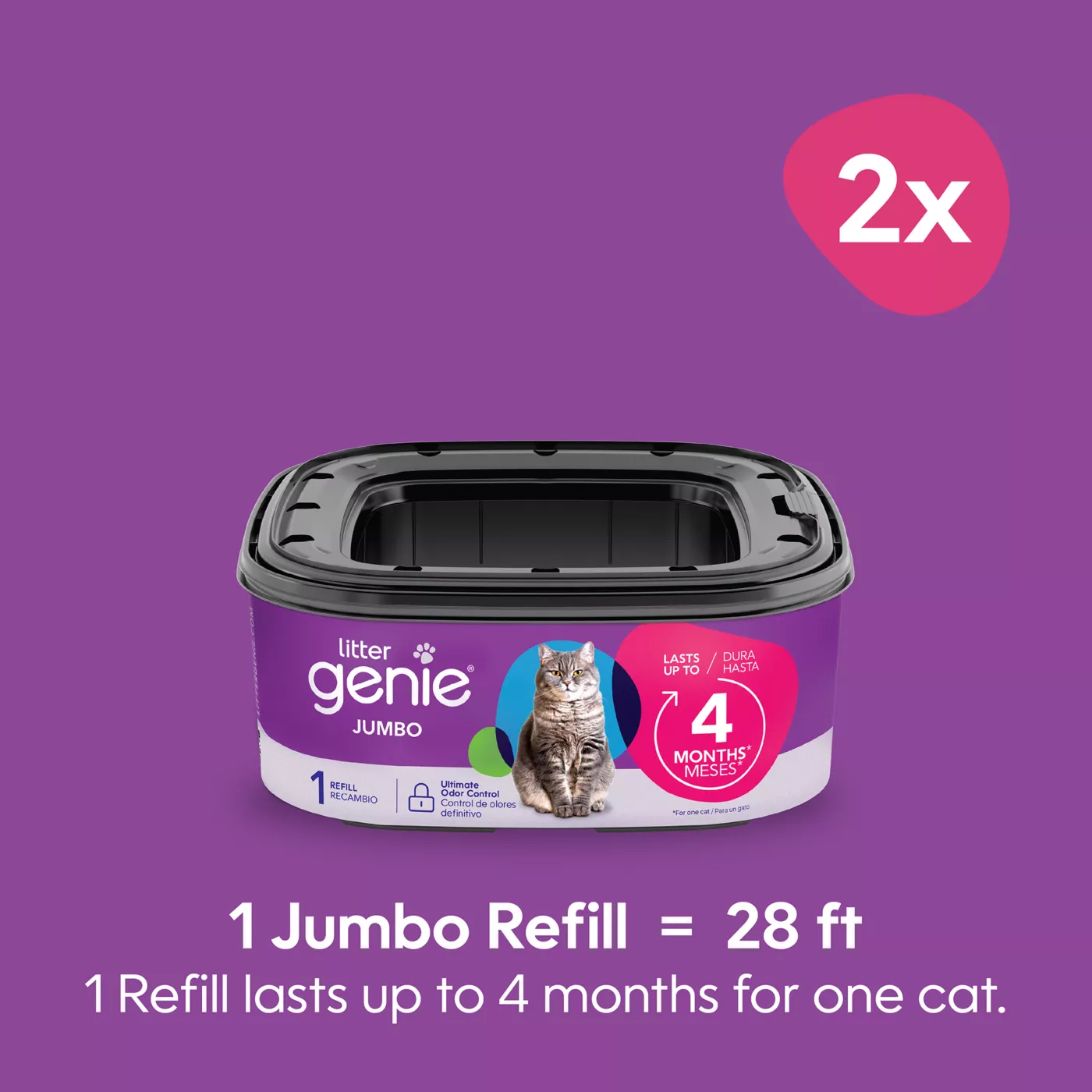 Litter Genie Jumbo Refill