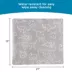 ExquisiCat® Gray Cat Design Microfiber Cat Litter Mat image thumbnail 3