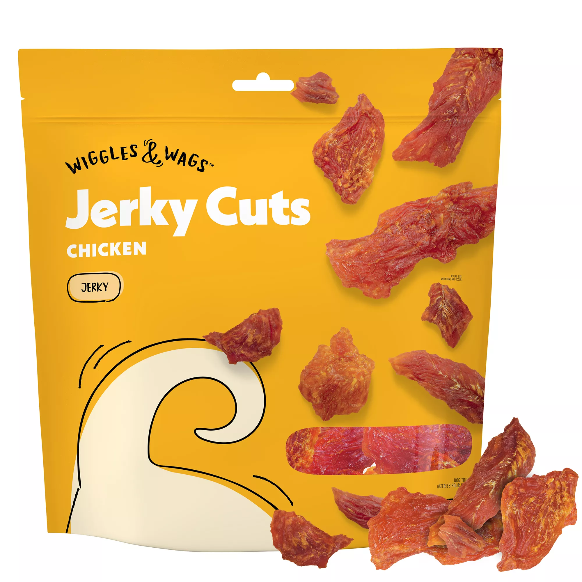 Wiggles & Wags Chicken Jerky Cuts Dog Treats