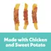 Wiggles & Wags Chicken & Sweet Potato Twists Dog Treats image thumbnail 3