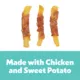 Product Wiggles & Wags Chicken & Sweet Potato Twists Dog Treats