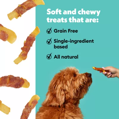 Product Wiggles & Wags Chicken & Sweet Potato Twists Dog Treats