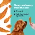 Wiggles & Wags Chicken Meaty Strips Dog Treats 12 OZ image thumbnail 4