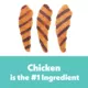 Product Wiggles & Wags Chicken Meaty Grillers Dog Treats 12 OZ