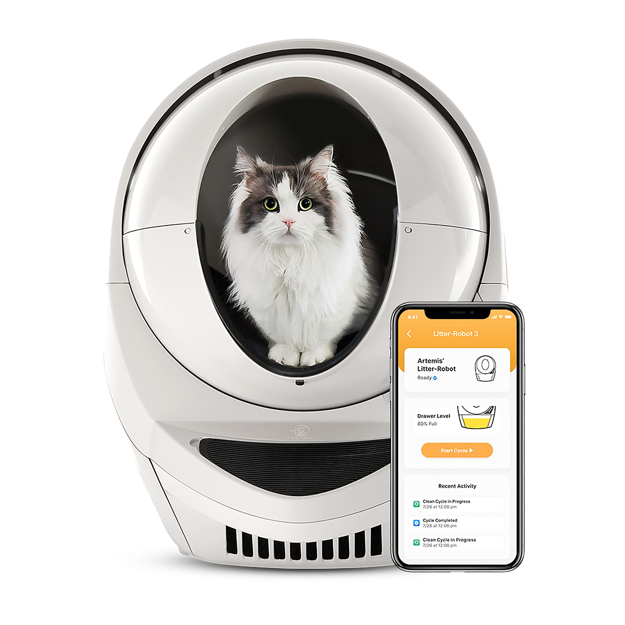 Litter Robot 3 Connect by Whisker cat Litter Boxes PetSmart