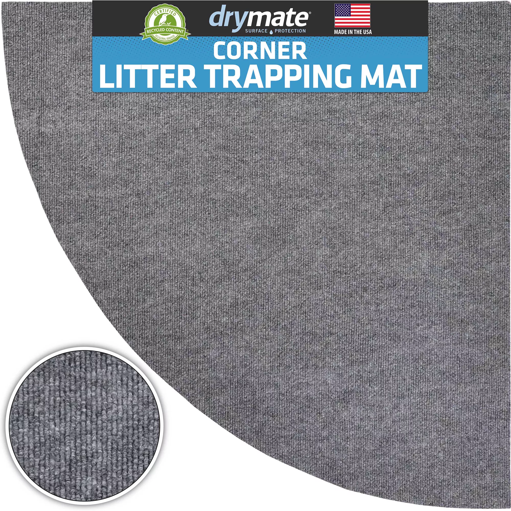 Drymate® Corner Ridged Litter Trapping Mat