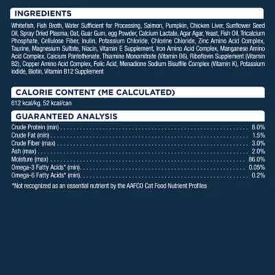 Product Auhtority Digestive Support Adult Cat Food - Pate, Whitefish and Salmon, 3 OZ