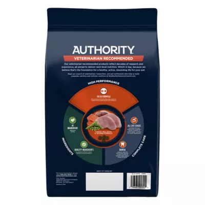 Product Authority High Performance All Life Stages Dry Dog Food - Turkey, Pea, Salmon, & Duck, 30 lb