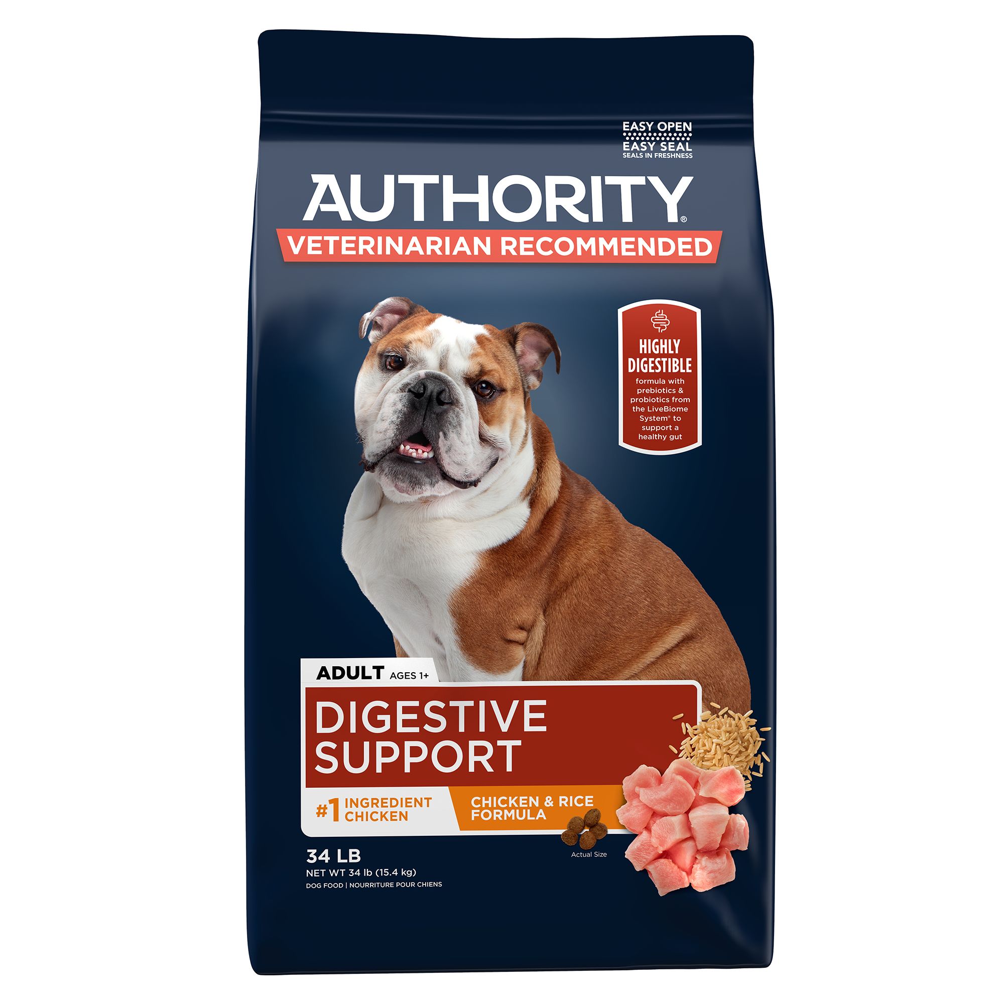 Authority dog food walmart best sale