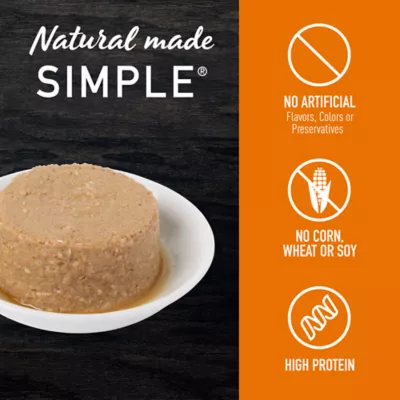 Product Simply Nourish Source Natural Adult Cat Food - Hight Protein, Grain Free, Pate, 3 oz