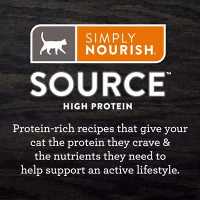 Product Simply Nourish Source Natural Adult Cat Food - Hight Protein, Grain Free, Pate, 3 oz