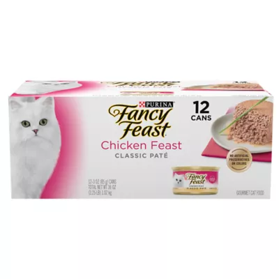 Purina Fancy Feast Classic Chicken Feast Pack of 12 3 oz Cans Total 36 oz