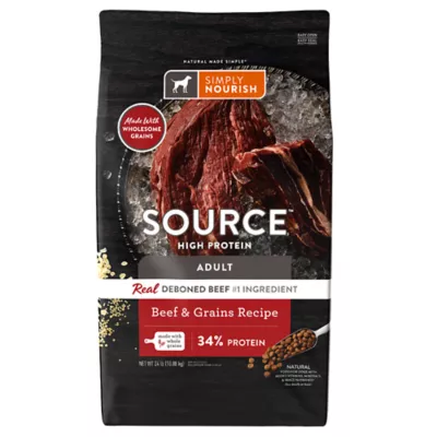 Product Simply Nourish Source Adult - High Protein, Beef & Grain