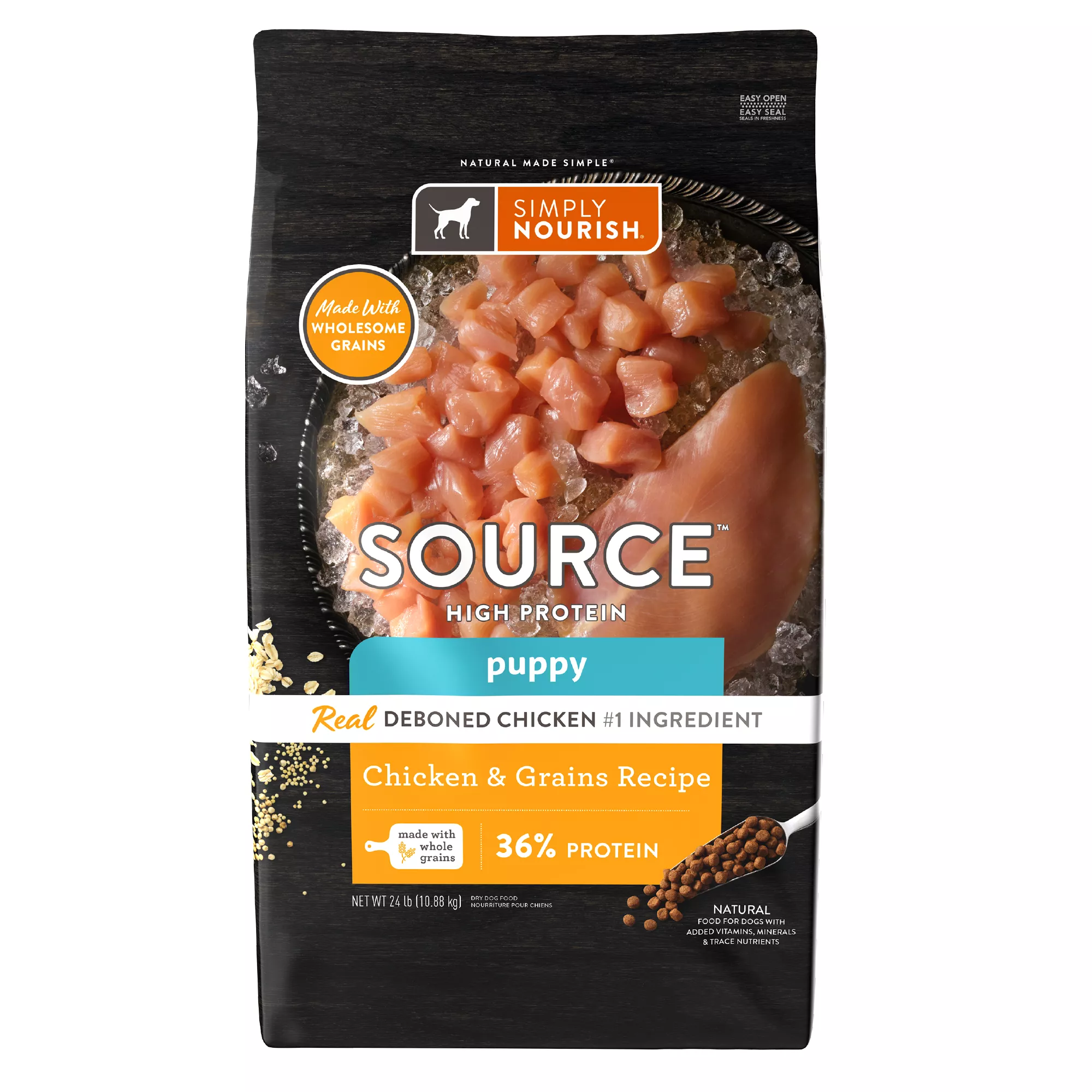 Simply Nourish Source Puppy - High Protein, Chicken & Grain