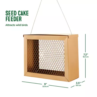 Product All Living Things Wild Bird Seed Cake Cage Feeder