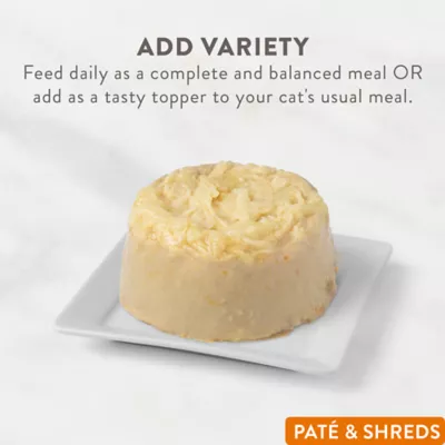 Product Simply Nourish Layers Natural Adult Wet Cat Food - Pate & Shreds, 3 oz