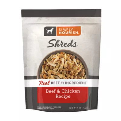 Product Simply Nourish Adult Dog Meal Topper - Shreds, 9 OZ