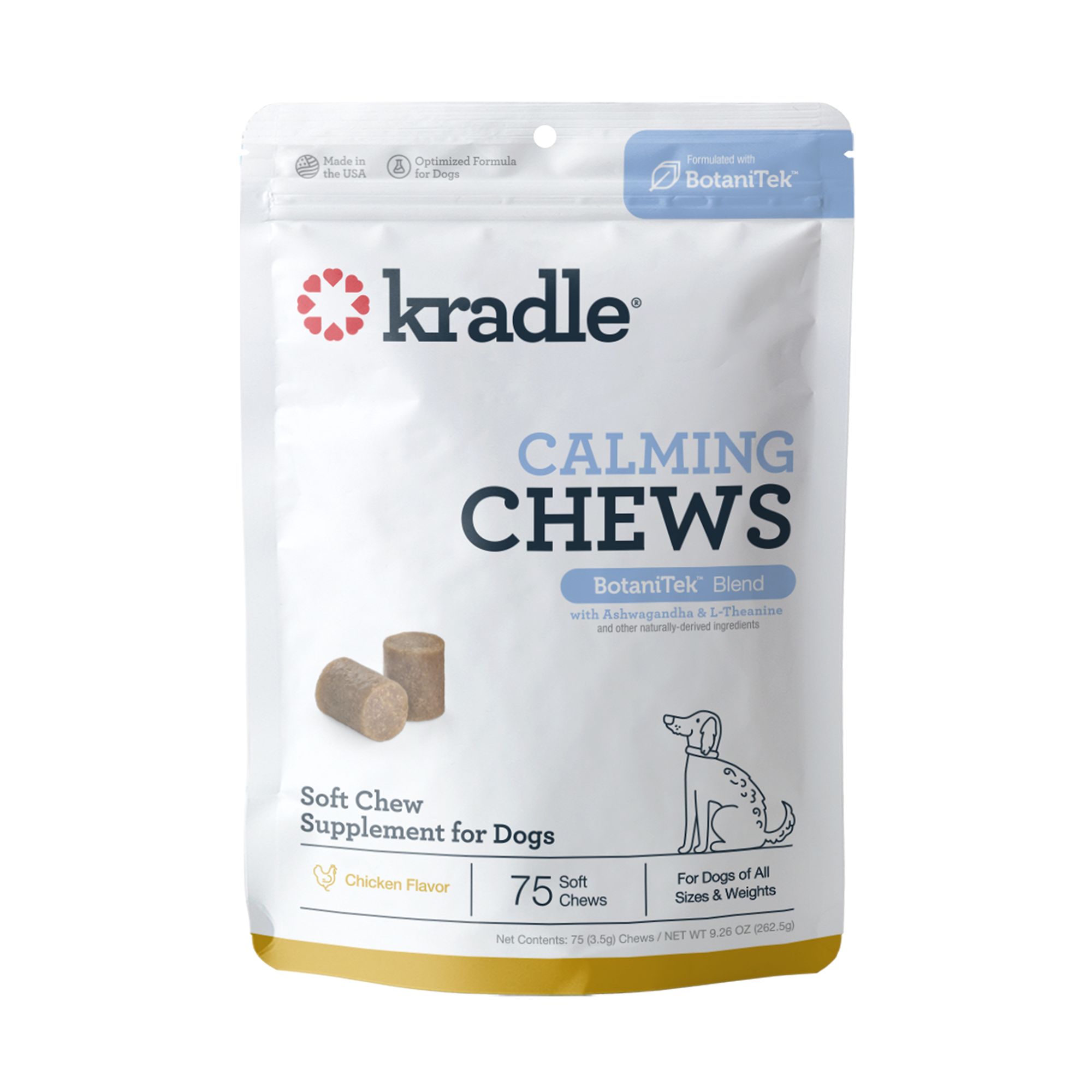 Kradle Daily Calming Chews 75 Count Adult PetSmart