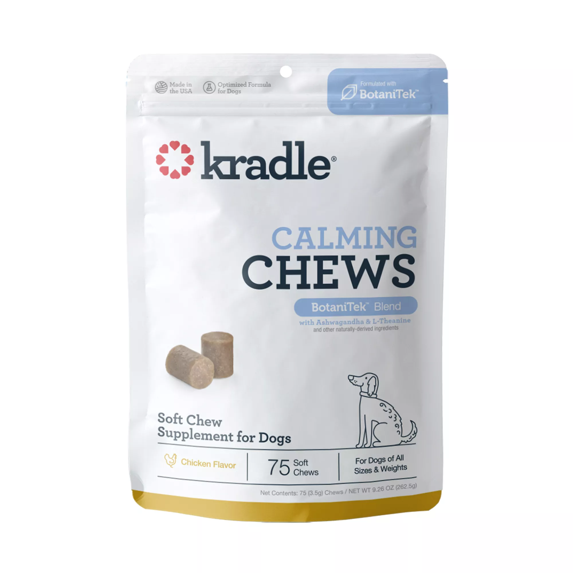 Kradle Daily Calming Chews - 75 Count