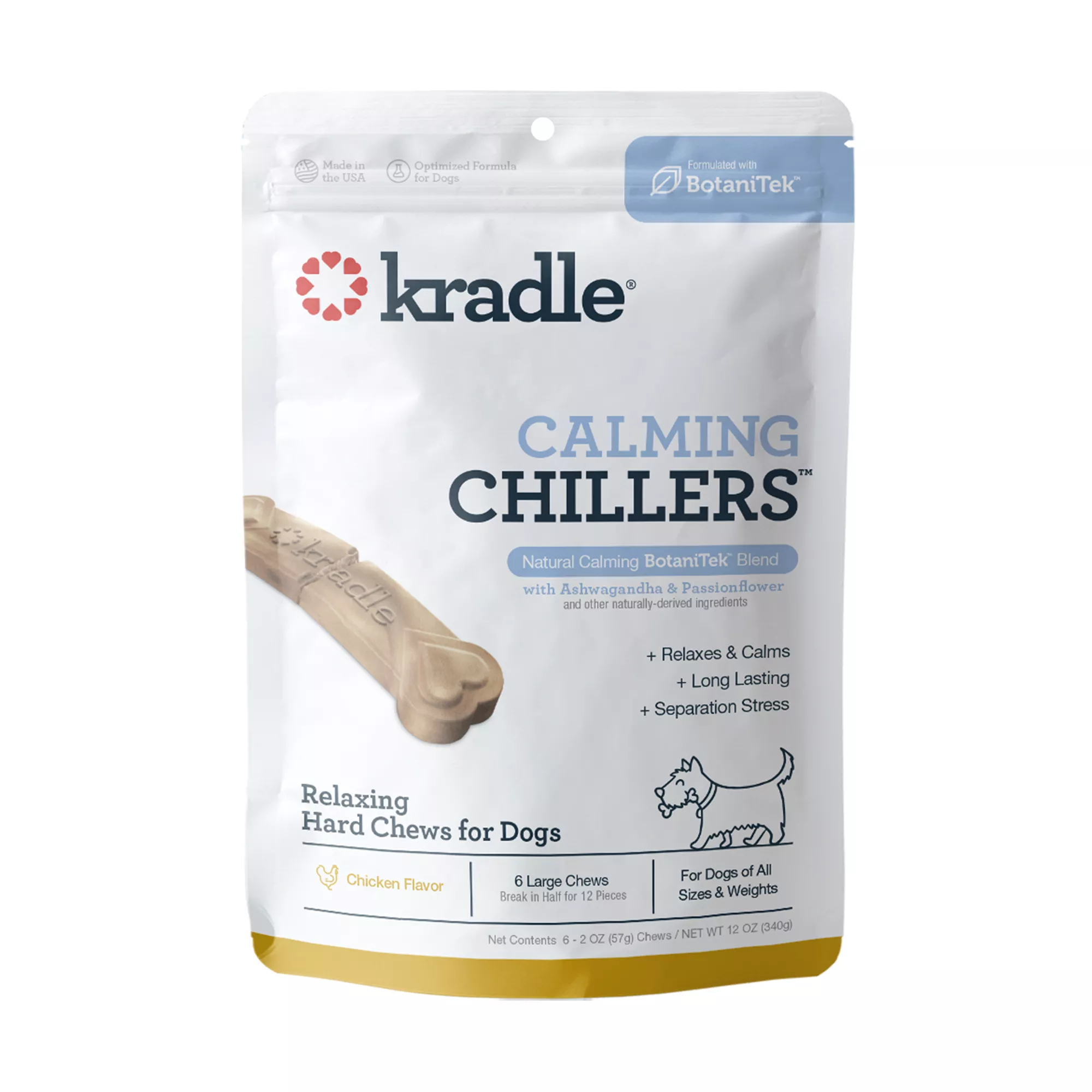 Kradle Chillers Calming Hard Chews - 6 Count