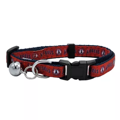 Product Pets First MLB Los Angeles Angels Satin Cat Collar