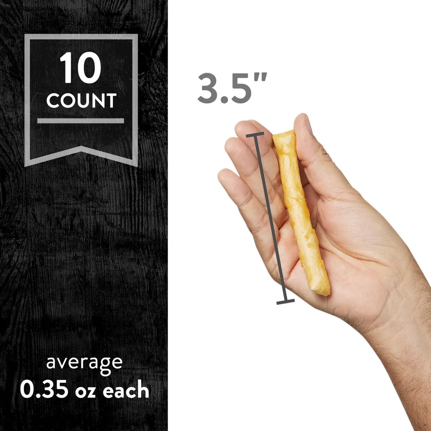 Dentley's Rawhide Alternative Puppy Sticks Chicken 10 Count 3.5 OZ