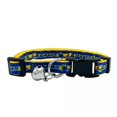 Product Pets First NFL Los Angeles Rams Satin Cat Collar