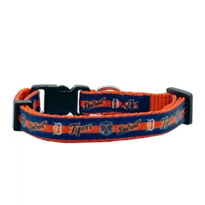 Product Pets First MLB Detroit Tigers Satin Cat Collar