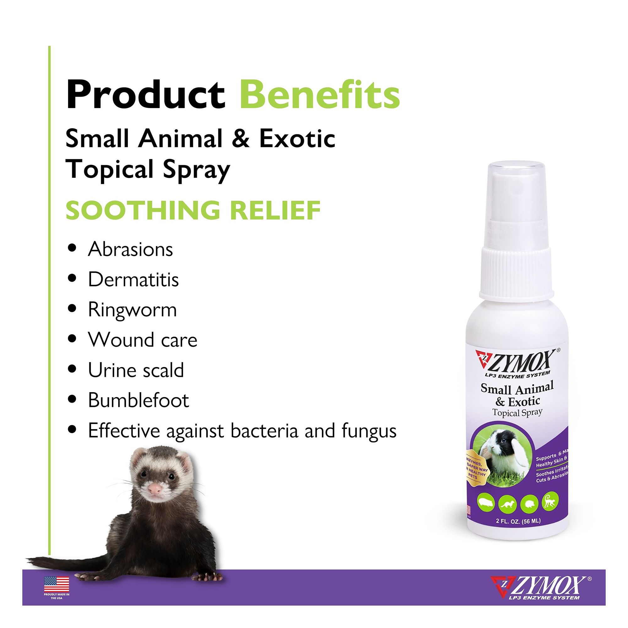 Zymox® Small Animal & Exotic Topical Solution for Exotic Pet Care - thumbnail 3