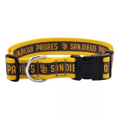 Pets First MLB San Diego Padres Satin Dog Collar - Image 1
