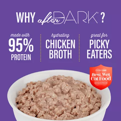 Product Tiki Cat After Dark Adult Cat Food - High Protein, Soft Pate, 3 Oz