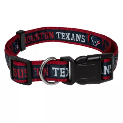 Product Pets First NFL Houston Texans Satin Dog Collar