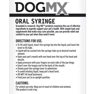 Product Dog MX Oral Syringe