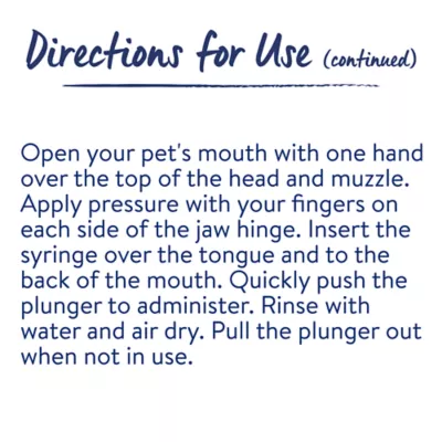 Product Dog MX Oral Syringe