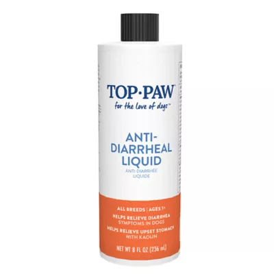 Top Paw Dog MX Anti-Diarrhea Liquid Supplement for Dogs, Upset Stomach Relief, 8 fl oz - Image 1