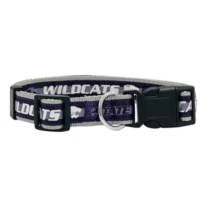 Pets First NCAA Kansas State Satin Dog Collar - Image 1