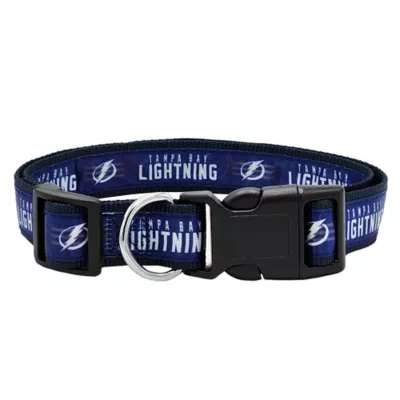 Product Pets First NHL Tampa Bay Lightning Satin Dog Collar