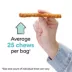 Wiggles & Wags Chicken & Cheese Meaty Sticks Dog Treats image thumbnail 3