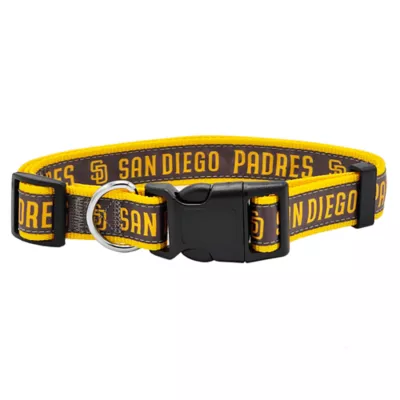 Pets First MLB San Diego Padres Satin Dog Collar - Image 1