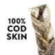 Product Dentley's Nature's Chews Braided Cod Skin Dog Chew