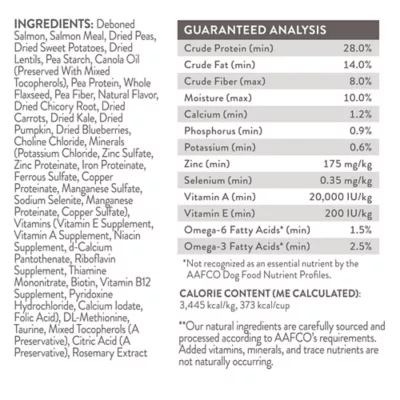 Product Simply Nourish Limited Ingredient Small Breed Adult Dog Food - Salmon and Sweet Potato