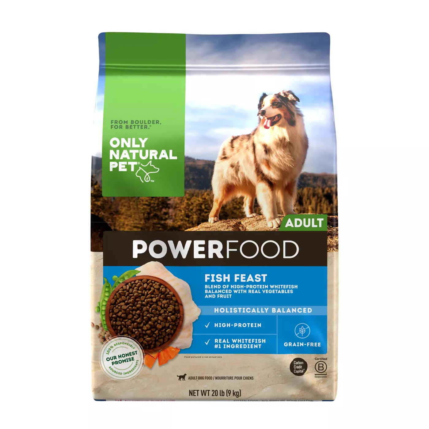 Fish protein dog food best sale