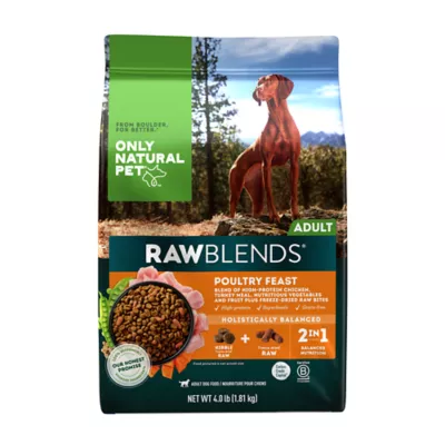 Product Only Natural Pets RawBlends Adult Dog Food - Grain Free, With Freeze Dried Bites, Poultry Feast