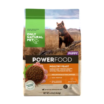 Product Only Natural Pet PowerFood Puppy Food - Grain Free, High Protein, Poultry Feast