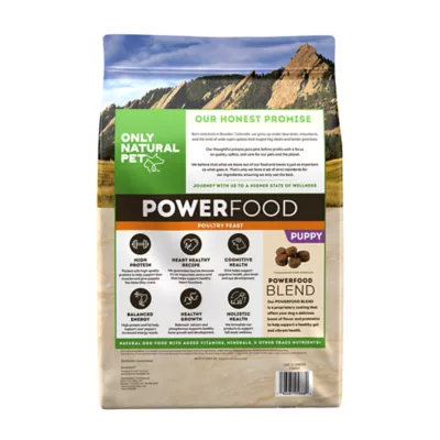 Product Only Natural Pet PowerFood Puppy Food - Grain Free, High Protein, Poultry Feast